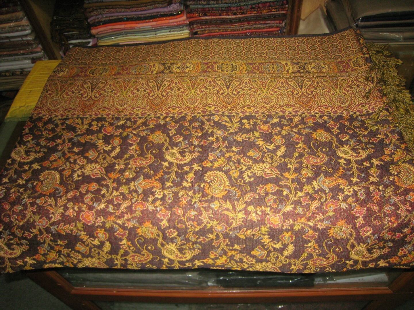 CASHMERE BLANKET WOOL PATU AFGHAN THROW KING SIZE KASHMIR BED SPREAD