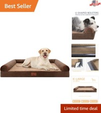 Extra-Large Durable Dog Bed - Removable Washable Cover - Outdoor - Waterproof
