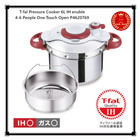 T-fal Pressure Cooker 6L IH enable 4-6 People One-Touch Open P4620769 Japan New