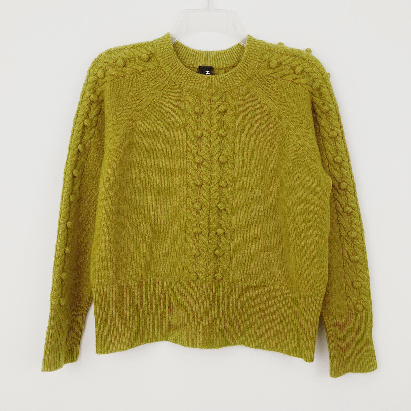 Naadam Zaya Sweater Curry Size M Merino Wool Cash… - image 1