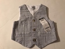 NEW INFANT BOYS GYMBOREE STRIPED VEST SZ- 6-12 MTHS NWT 36.95