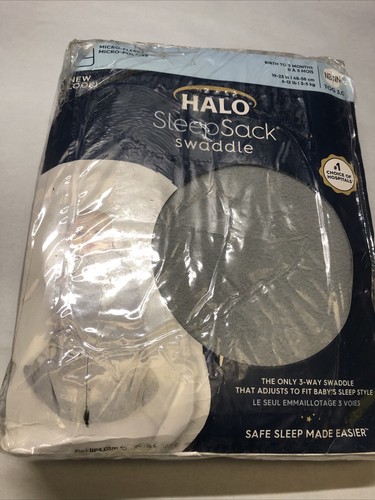 New HALO SleepSack Micro-Fleece 3-Way Swaddle 0-3 months Newborn Free Shipping! - Picture 6 of 12