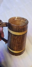 Handmade Beer Mug Wooden Viking Beer Cup Wooden Tankard Wood Beer Mug
