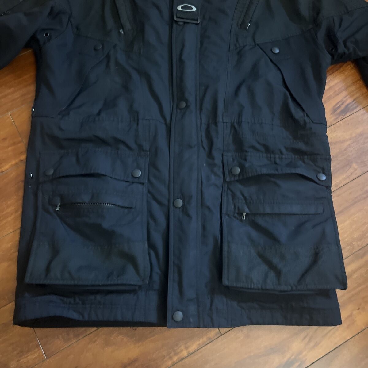 RARE 90s Oakley G Software Tech Utility Nylon Jacket Black RARE 90s Oakley G Software Tech Utility Nylon Jacket Black