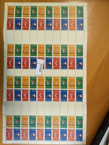 Federation Sheets for Booklet Stamps Mhb 17 Come Üblich Folds MNH Mint *