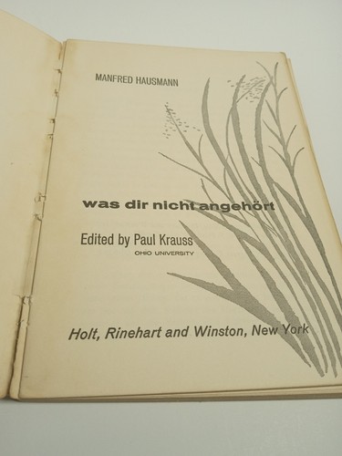 Manfred Hausmann Was Dir Nicht Angehort - Foto 7 di 12