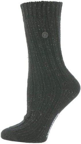BIRKENSTOCK CALZE DONNA MISTO COTONE BLING SCINTILLANTI NERO ANTRACITE un paio - Foto 7 di 12
