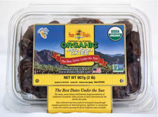  Buy 2 Save Premium Organic Fresh California Medjool Dates by Sun Date, 2 lbs.
