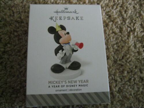 2014 - 2015 Hallmark Ornament - Mickey's New Year - 6th - A Year of Disney - Picture 1 of 1