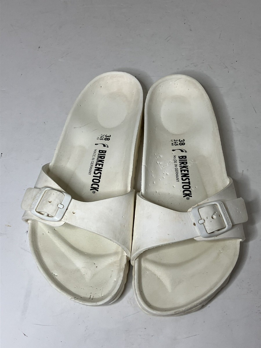 Birkenstock Madrid Eva White Rubber Birkenstocks Birkenstock