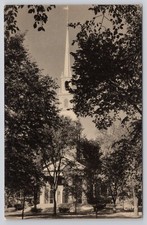 Memorial Church Harvard University Cambridge MA Massachusetts Vintage Postcard