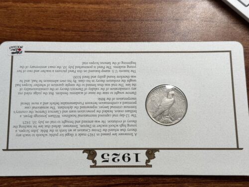 1925 Peace Dollar The US Silver Dollar Collection & Postal Stamp (Raw12123) (NX) - Picture 2 of 4