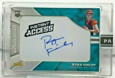 Ryan Finley 2019 Panini Instant Access Patch RC Autograph Auto #'d 5/5 - BENGALS