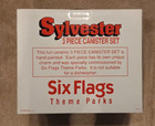 3 Section Sylvester And Tweety Cookie Jar Mint Condition Original Box Six Flags — photo 2
