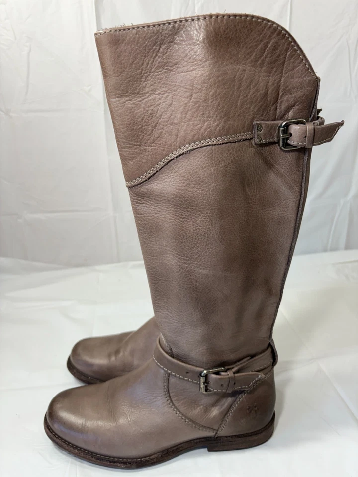 Bota de montar de cuero Frye Phillip de combate talla 6,5 B Foto 4 de 4