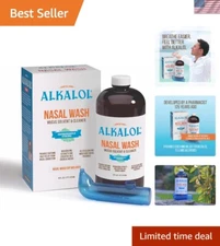 Doctor-Recommended Nasal Wash - Invigorating Relief from Congestion & Allergies