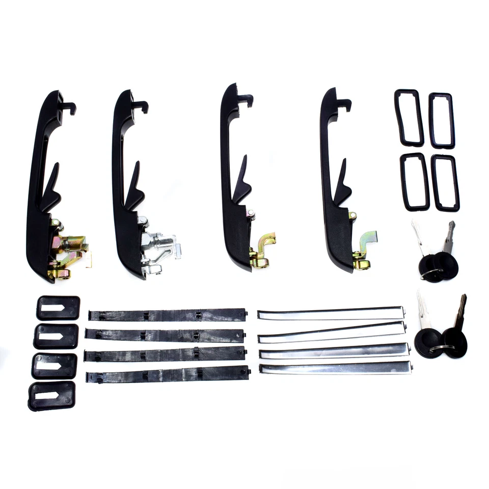 Juego de manijas de puerta exteriores para camioneta Rabbit 1985-1992 Volkswagen Golf 1980-1983 Foto 2 de 4