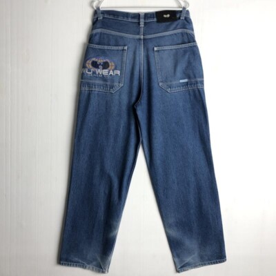 90s レア　Wu Wear カーゴパンツ WU WEAR jeans, vintage hip hop baggy loose jeans 90s hip-hop Y2K