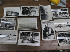 11 PHOTOS - Vintage 1940s WWII World War 2 Photos Soldiers Beach - Originals