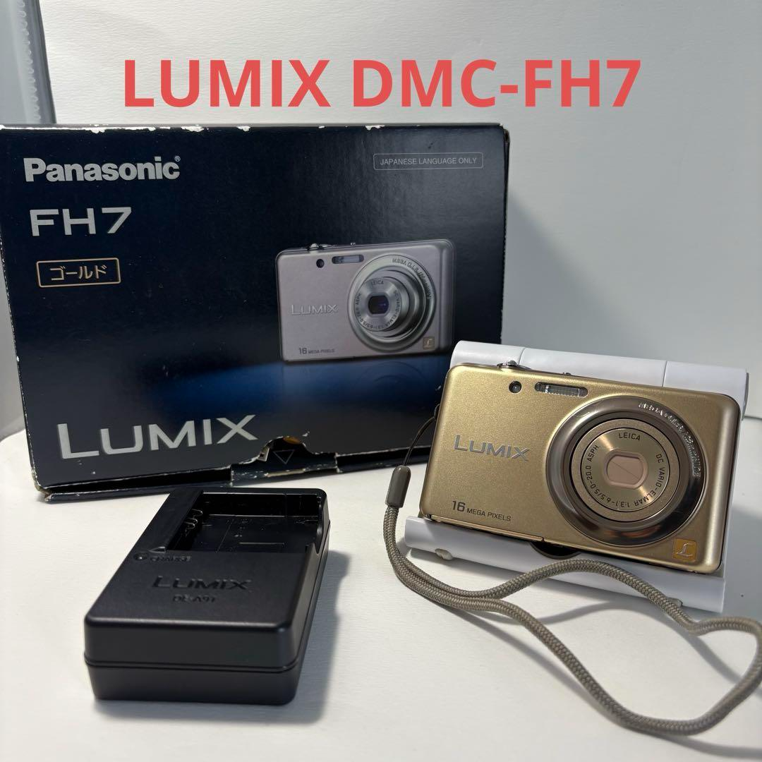 Used] Panasonic LUMIX DMC-FH7 GOLD Compact digital camera tested