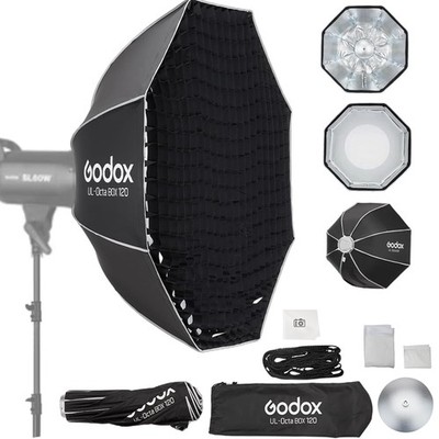 Quick Release Octagon Umbrella Softbox,UL 47.2  Bowens Mount Soft Box with Ho...