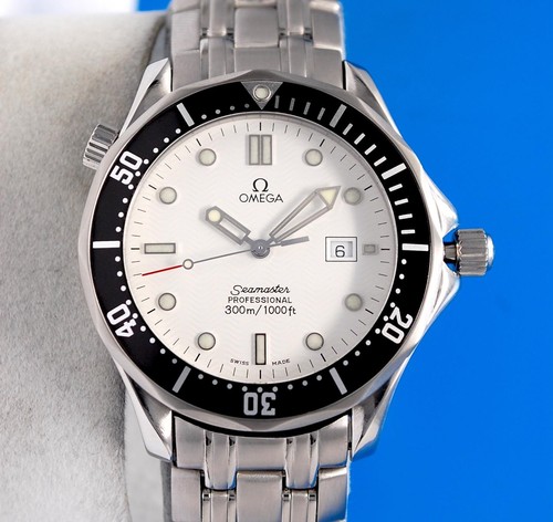 Mens Omega Seamaster SS 300M Professional watch - White Dial - 41MM - 2542.20