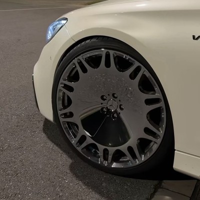Monoblock M Chrom Felgen Brabus AMG 21 Zoll W222 W223 C217 S63 S Coupé Mercedes