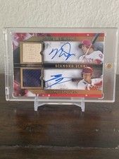 2019 Topps Diamond Icons Baseball Ohtani And Trout Dual Patch Auto 4/5