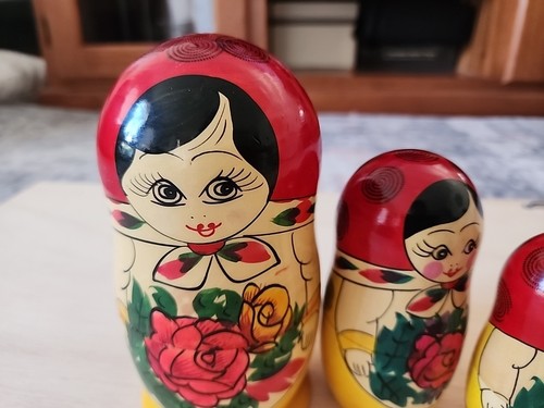Matryoshka Russian Wooden Nesting Dolls, Set Of 7 - Picture 13 of 13