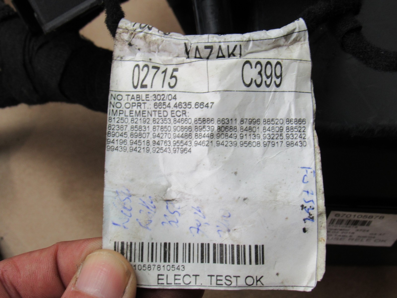Maserati Levante 2018 3.0L Main Body Cabin Floor Wire Wiring Harness 16-24 |#4