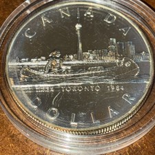 1984 Canada Specimen Proof 50% Silver Dollar - Toronto - SP BU - KM140