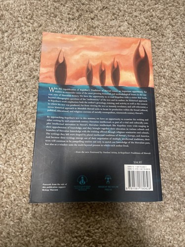 Kepelino's Traditions of Hawaii by Martha Beckwith (2007, Trade Paperback) - Foto 2 di 6