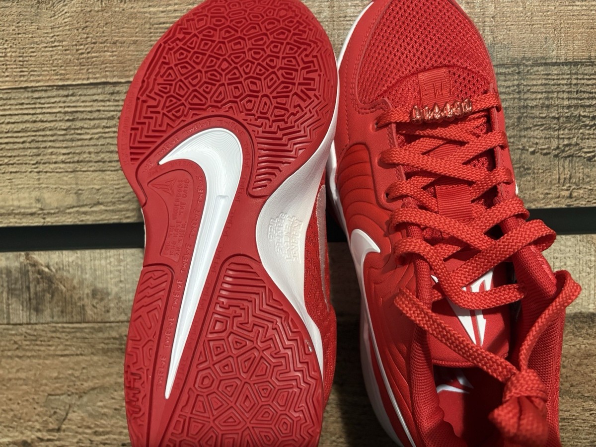 Nike Ja 2 TB Men's Low Top Lace-Up Sneakers University Red/White