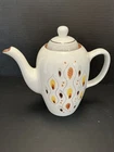 Vintage Stangl Pottery Large Coffee Tea Pot amber glo 9”