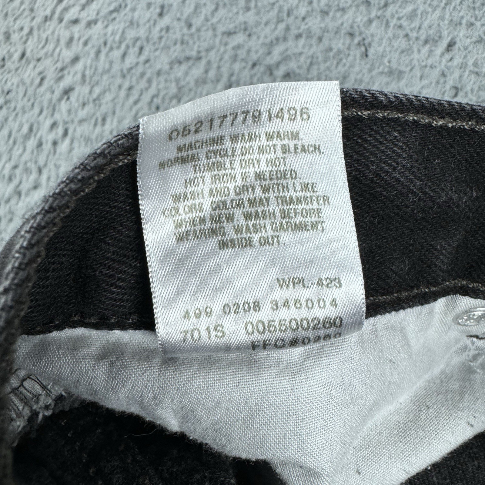 Levi's 550 Jeans Mens 36x32 Actual 35x31 Denim Y2K Relaxed Fit Feb. 2008 Black thumbnail 15