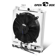 Open-box2-row Aluminum Radiator Slim Fan Shroud For 1994-2000 Honda Civic Open-box2-row Aluminum Radiator Slim Fan Shroud For 1994-2000 Honda Civic