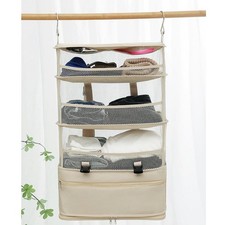 Portable Hanging Travel Shelves Travel Closet Large Capacity Wardrobe Versatile
