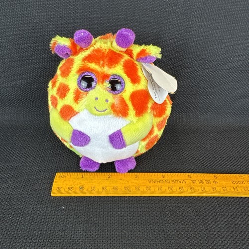 Ty Beanie Ballz Toby Giraffe 5" Plush Stuffed Animal Toy - Picture 10 of 12