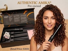 Amika 4p Interchangeable Curling Iron Pre Own...