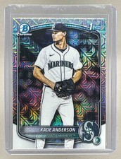 Kade Anderson 2025 Bowman Draft #BDC-3 Mojo Refractor Chrome 1st RC