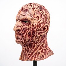 Freddy Krueger Latex Burnt Man Mask Halloween Nightmare on Elm Street Full Mask