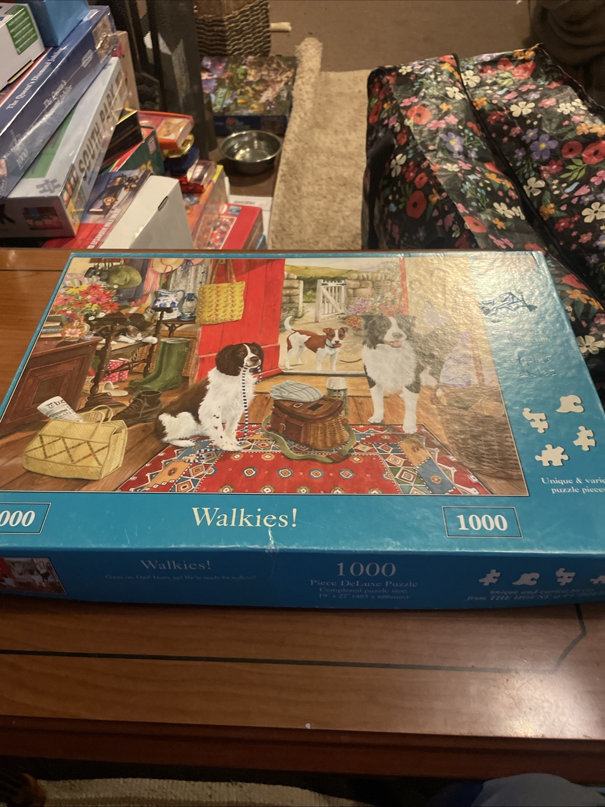 House Of Puzzles WALKIES 1000 Piece Jigsaw Puzzle Complete Free Pp