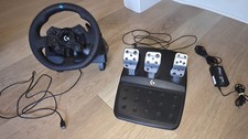 Logitech G923 Racing Wheel and Pedals - Black