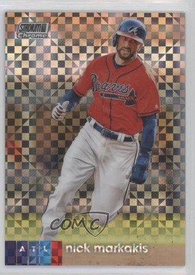 2020 Topps Stadium Club Chrome X-Fractor Nick Markakis #121 3q5
