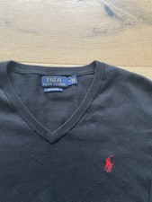 Polo Ralph Lauren Men  s 100 Pima Cotton Size M Black Sweater Long Sleeve