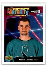 2020-21 Upper Deck #P-91 Maxim Letunov UD Portraits