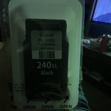 Canon Genuine/Original PG-240XL 240XL Black Inkjet Ink Cartridge For Canon