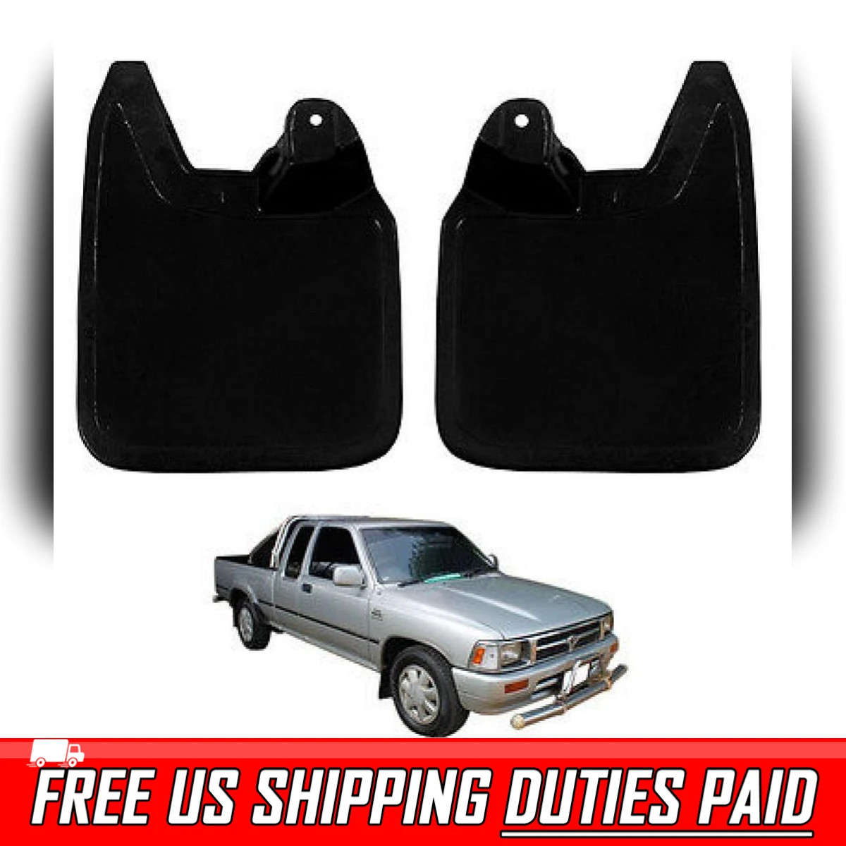 RUBBER MUD FLAPS Mudflap Mudguards Splash Guards Front Rear Fender 4X4