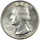 1939 Washington Quarter AU+ ALMOST UNC Circulated A2161