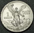 1986 Mexico 1 Oz Silver Libertad ONZA GEM UNC - Old Glory C&C Weekly 1c Auction!